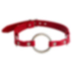 Red Vegan Fetish Play O-ring Gag