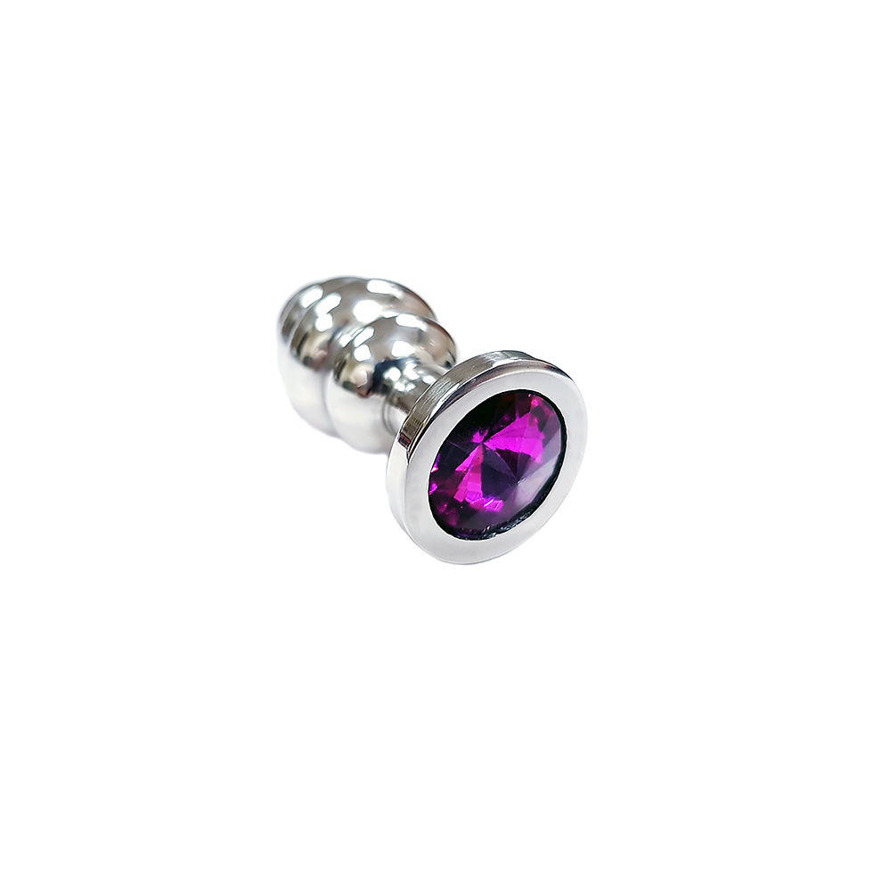 Thumbnail: Stainless Steel Threaded Anal Butt Plug (Small)