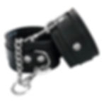 Black Vegan Fetish Play Ankle Cuffs