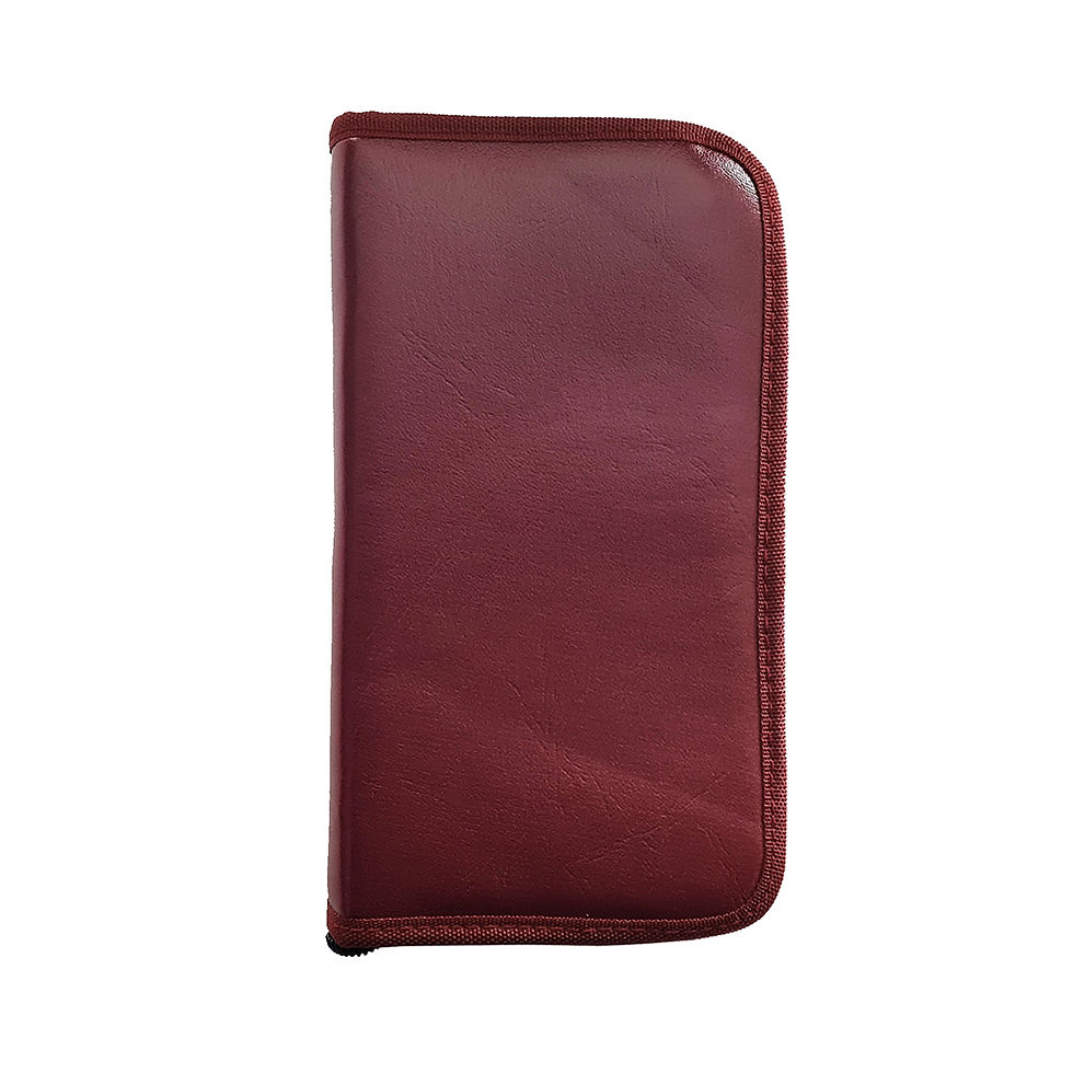 4 Pinwheel Set Comes with a zipped pouch for discreet storage.