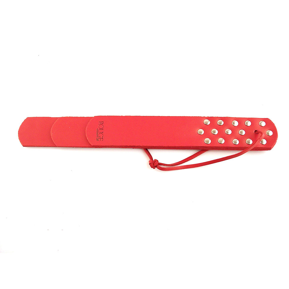Thumbnail: Three Straps Leather Paddle