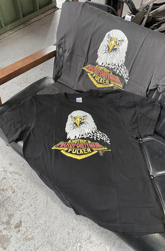 90's Eagle Tee BLK | Old Speed Factory