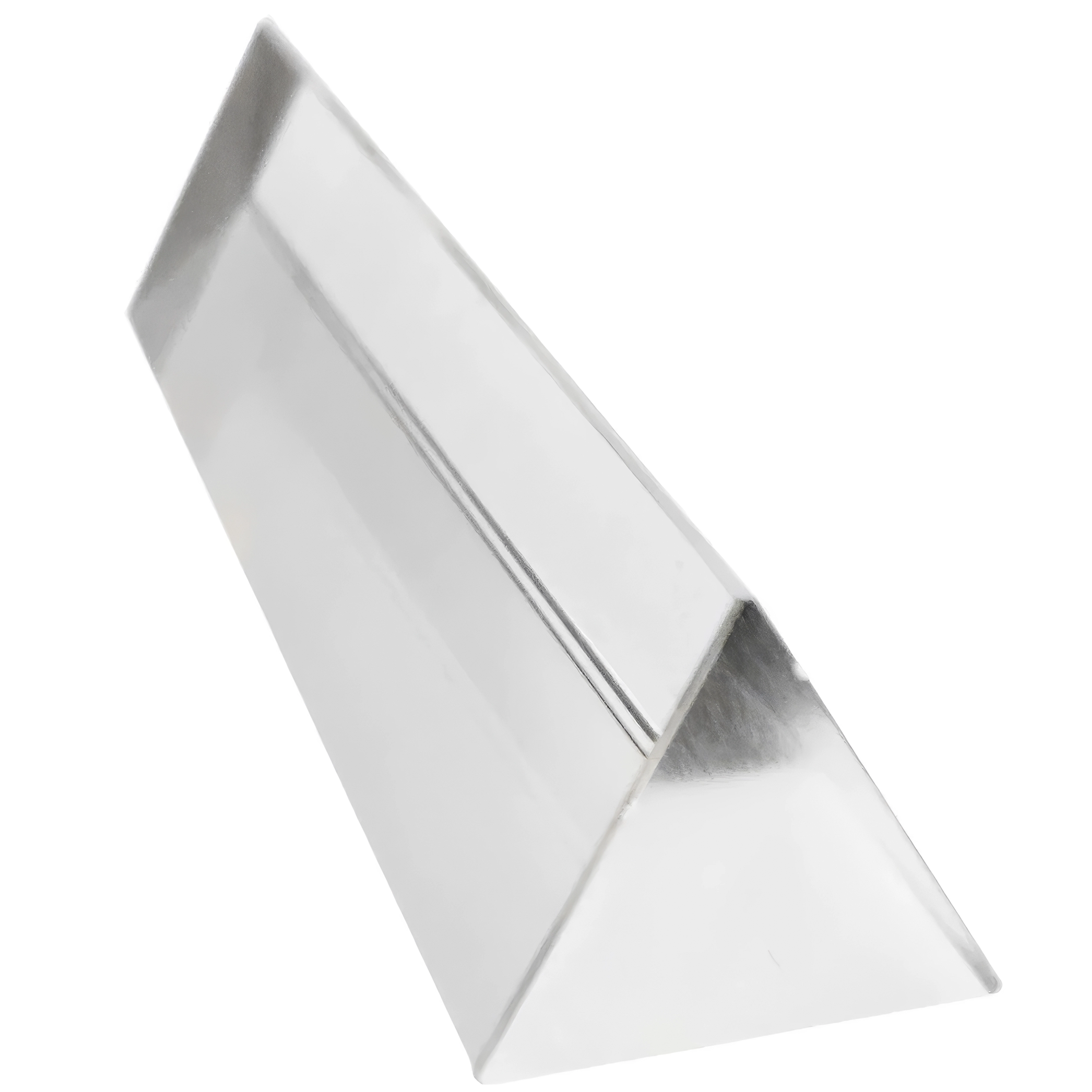Optically Clear Glass Equilateral Prism, 100mm Long (Pack of 10)