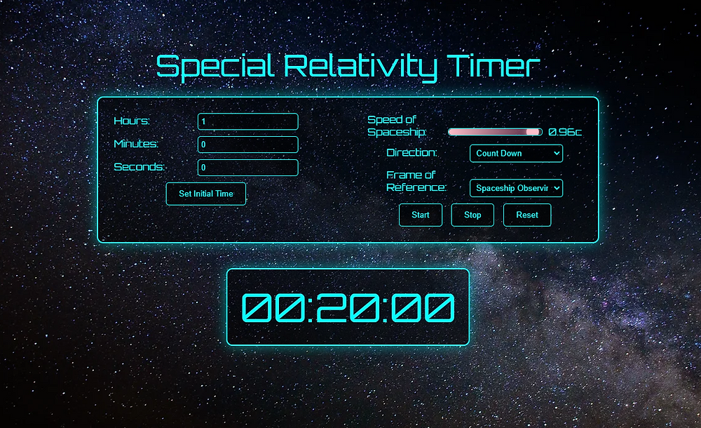 Relativity Batching Understanding Special Relativity with Our New Timer