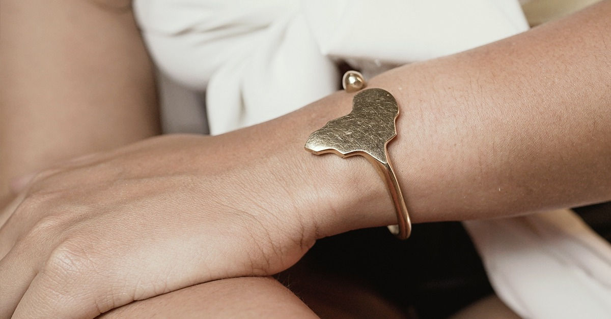 Jonc Africa en laiton 