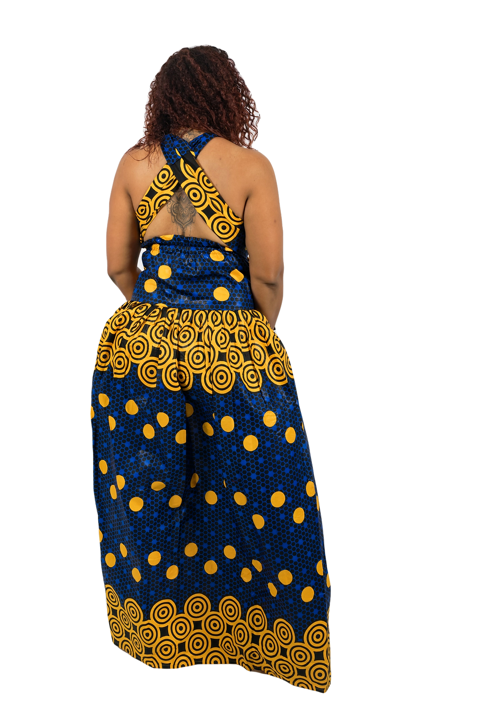 Miniature : Robe Fouleyna ASSA  Bleu Royale