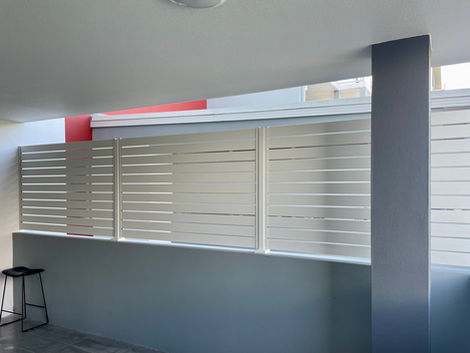 Balcony slats screens