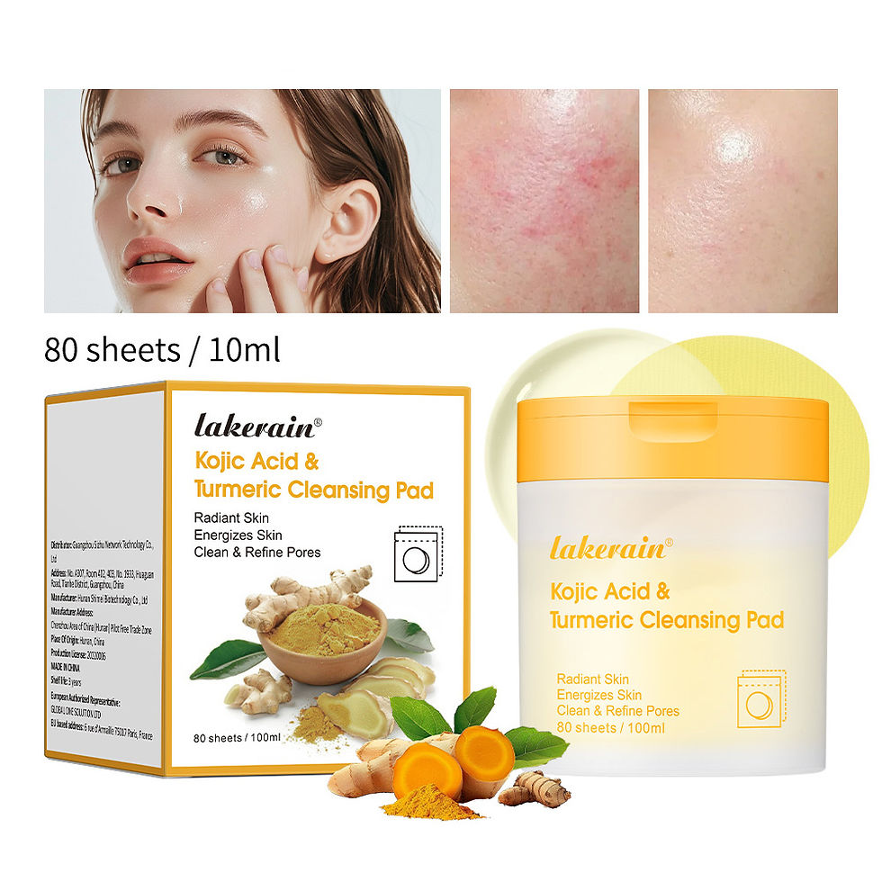 Miniatura: Kojic Acid And Turmeric Cleansing Pad Exfoliate Lighten Acne Scars Unclog Pores 