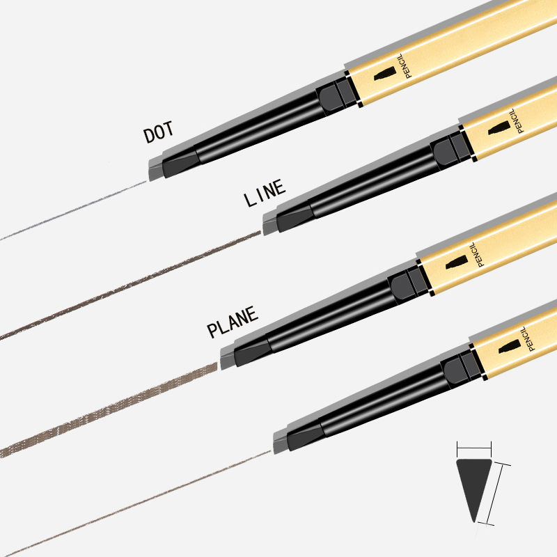 Miniatura: Dual-Ended Waterproof Eyebrow Pencil – Precise, Long-Lasting & Smudge-Proof Br