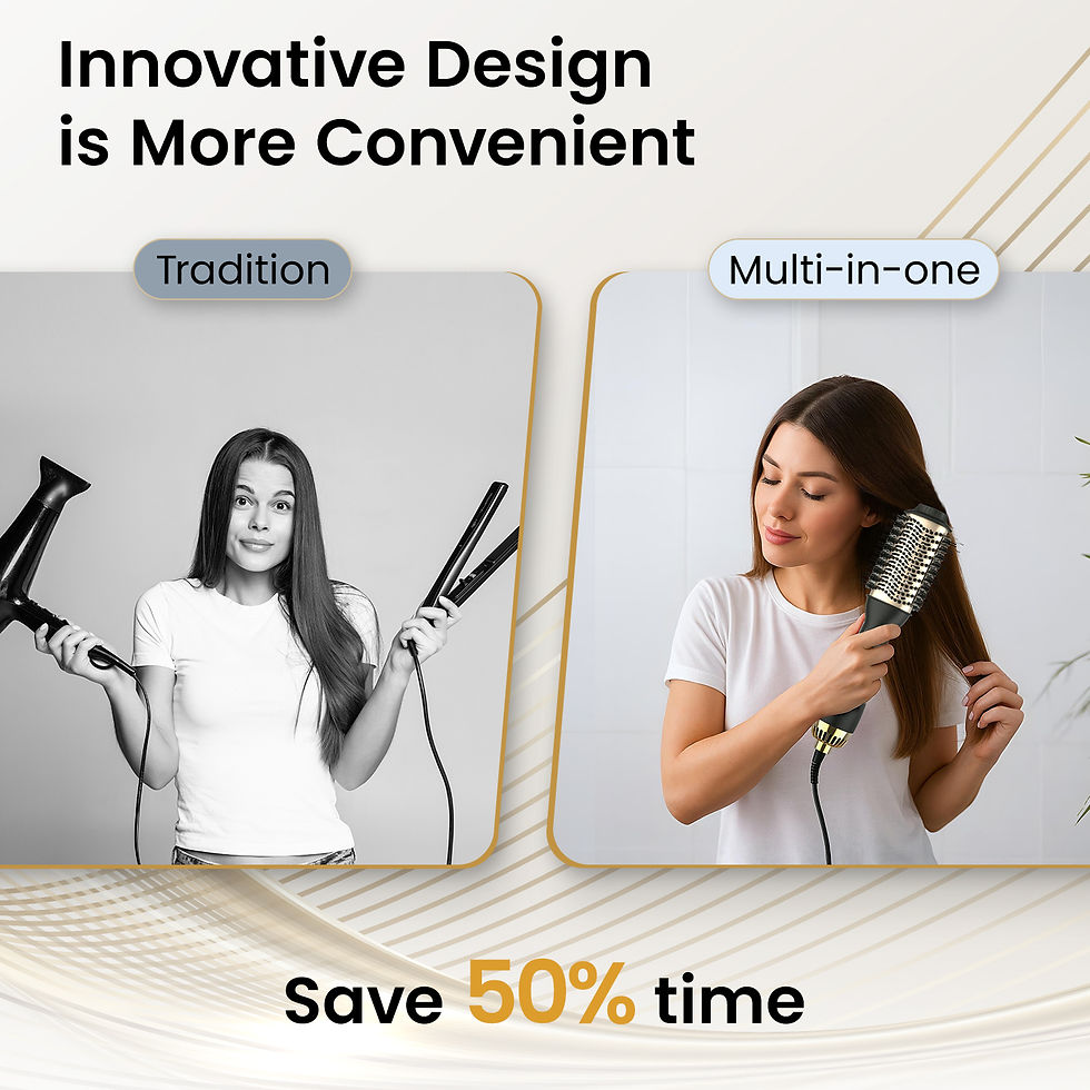 Miniatura: LISAPRO One-Step Hot Air Brush&Volumizer PLUS 2.0 Hair Dryer and Hair Styler New