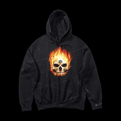 Cubic__Skull_Black_Hoodie