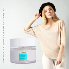 Colosé Hyaluronihappovoide on tehokas A-vitamiinivoide. Virkistävä ja kirkastava anti-age kasvovoide.