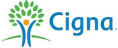 Cigna logo, edited for visual use on provider website