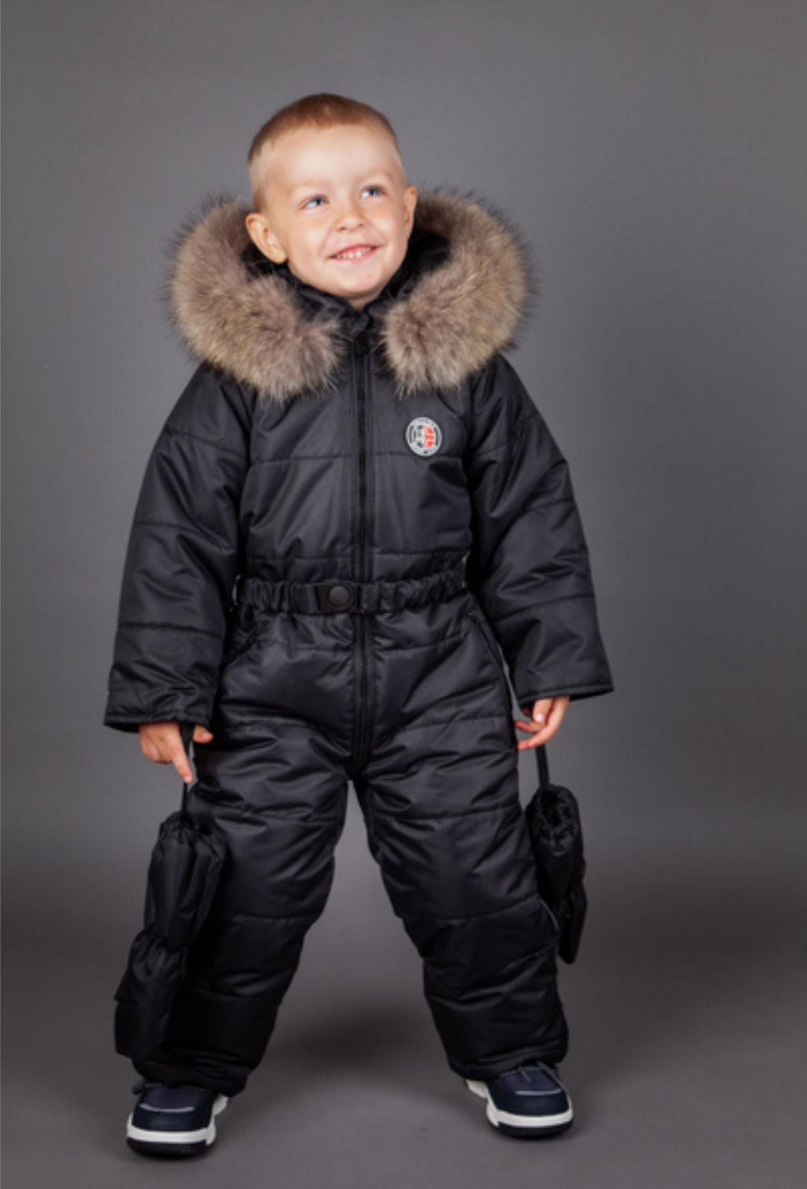 Black Winter One Piece SnowSuit