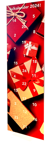 Christmas calendar floor display