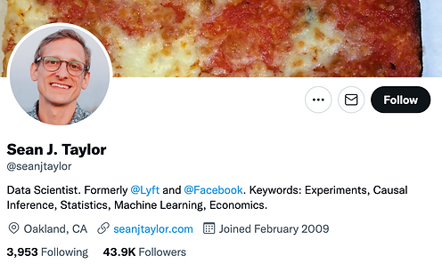 Sean Taylor, Data Scientist