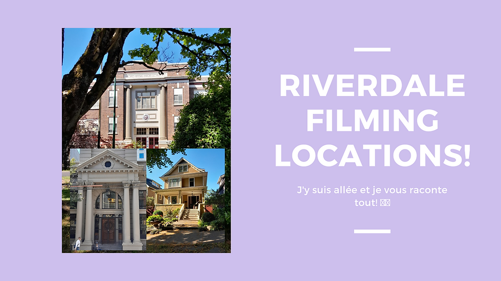 Riverdale filming locations!!