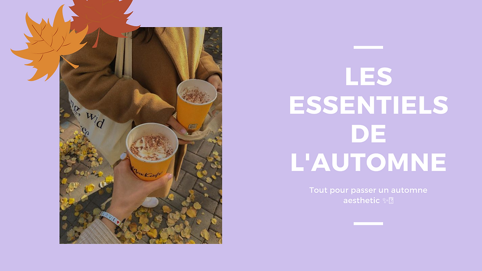 Les essentiels de l'automne