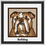 Thumbnail: Dog  Breed letters A - C  - Wooden 6 Layer Mandala