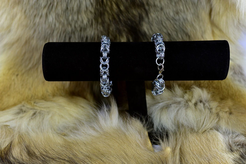 Thumbnail: Bracelet - Byzantine I (grey)