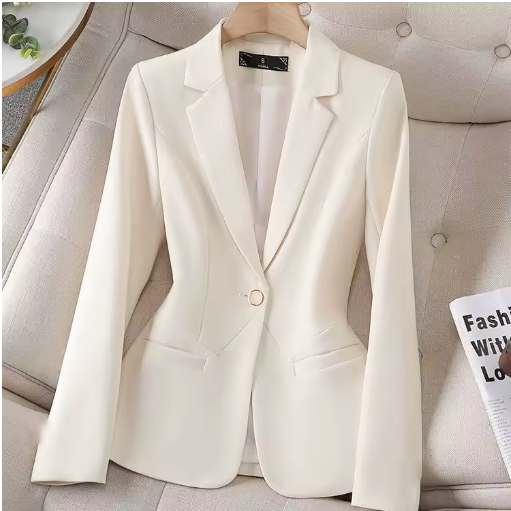 Miniatura: Blazer Feminino ZARA,  Casual, Slim Fit, Comprimento Curto, Manga Longa