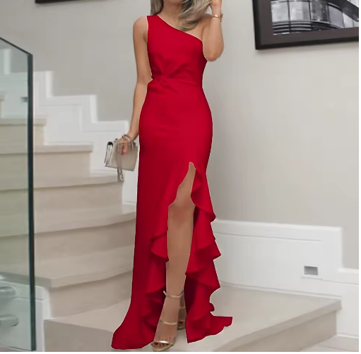 Miniatura: Vestido de Gala, Cauda de Sereia,  Tecido de Alta Qualidade