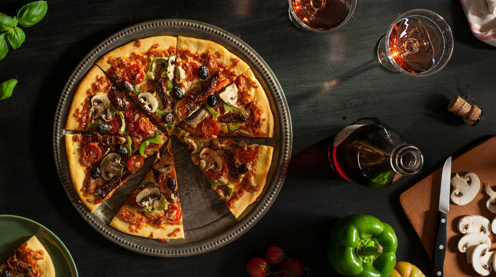 Arranged Food and Objects