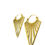 Thumbnail: Boho spike earrings front view