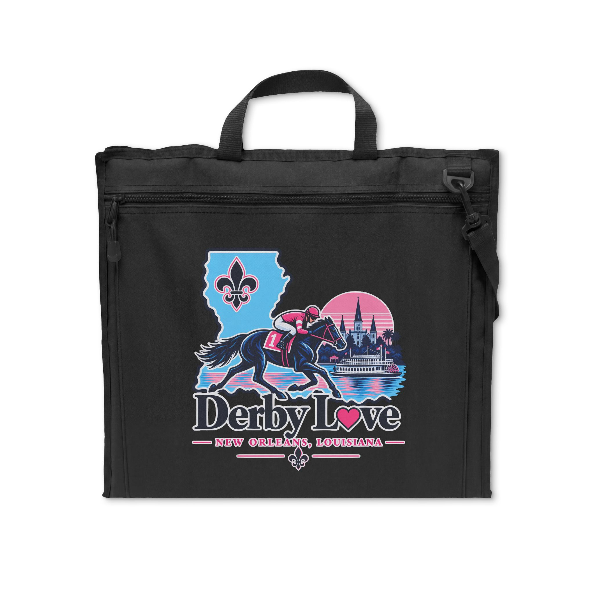 Derby Love Stadium Seat — New Orleans Horse Racing Fan Portable Seat