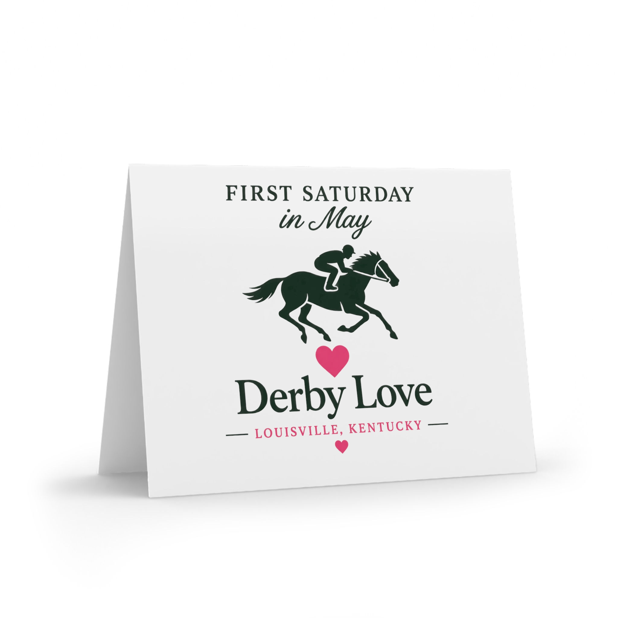 Derby Day Greeting Cards — Kentucky Horse Racing Note Cards (8/16/24 pcs)