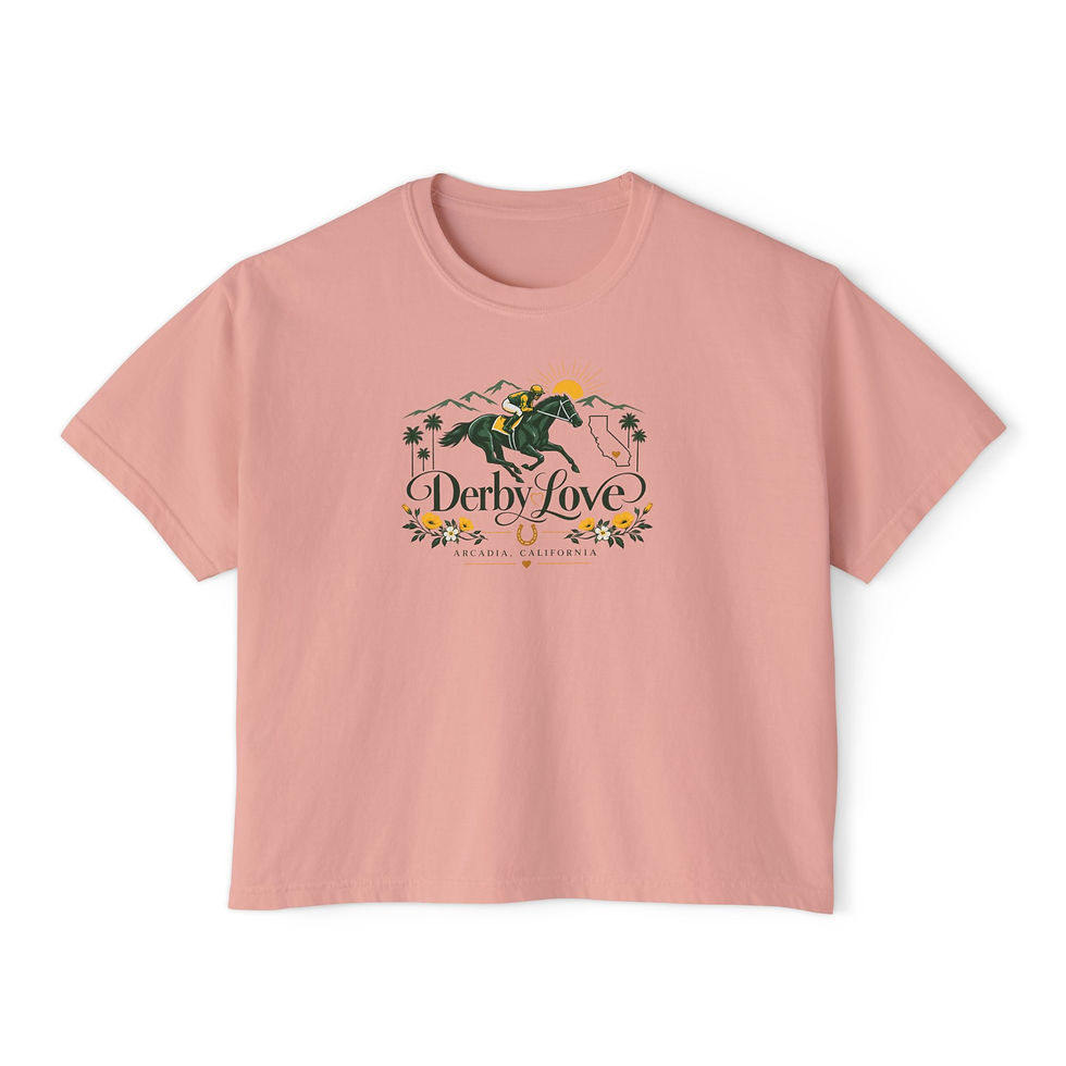 Thumbnail: Derby Love Women's Boxy Tee — 