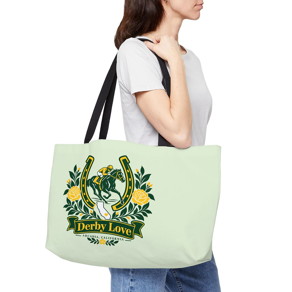 Thumbnail: Weekender Tote Bag - 'Derby Love' 
