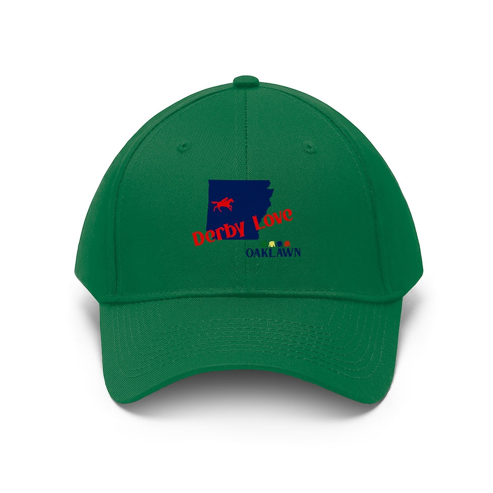 Thumbnail: DerbyLove Oaklawn Unisex Twill Hat Outdoor Baseball Cap