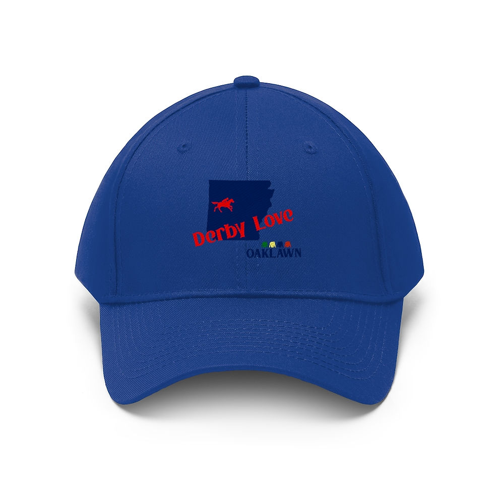Thumbnail: DerbyLove Oaklawn Unisex Twill Hat Outdoor Baseball Cap