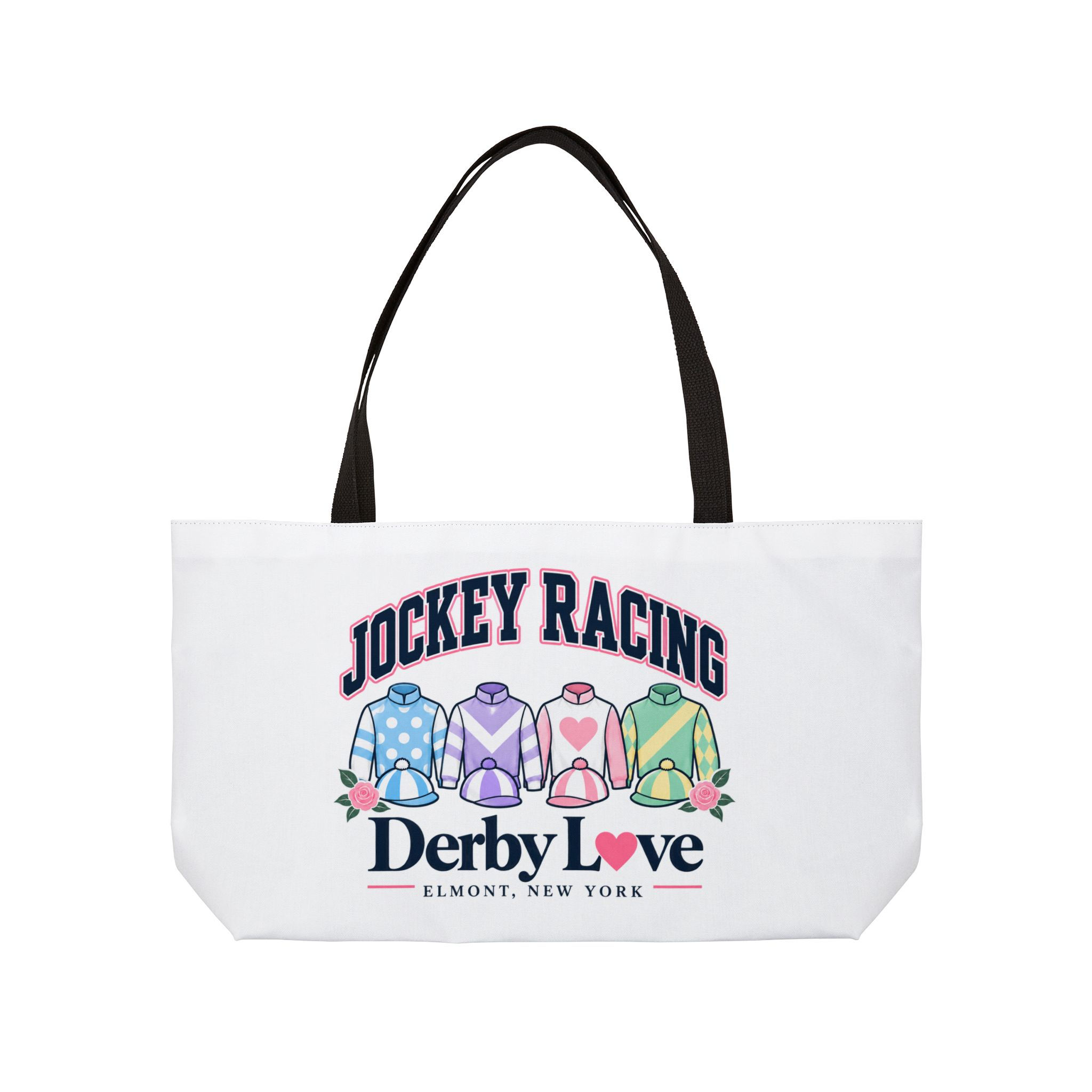 Derby Love Weekender Tote — Jockey Racing Shoulder Bag