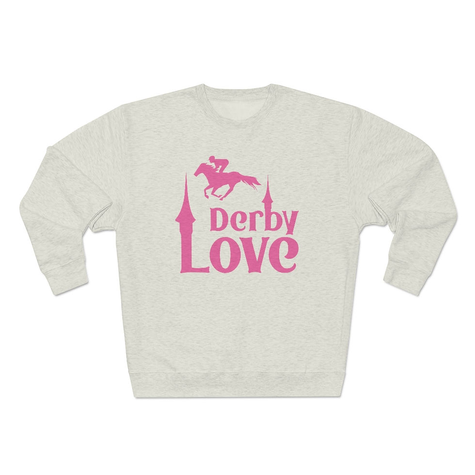 Thumbnail: DerbyLove Unisex Premium Custom Crewneck Sweatshirt