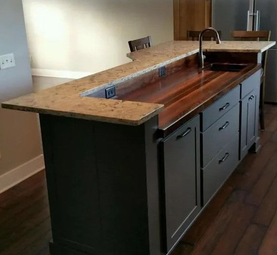 Wood Creek Estates Island and Floor
