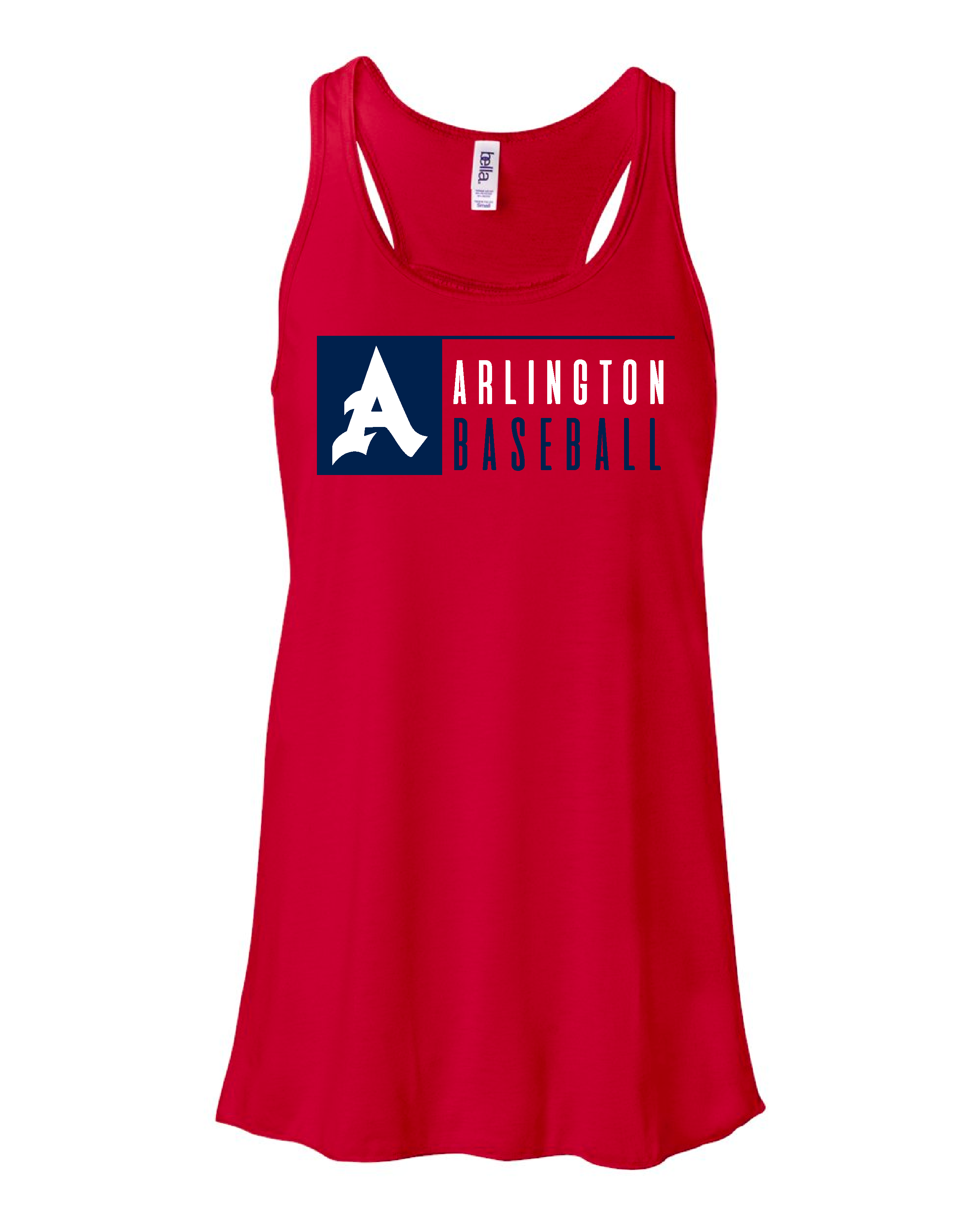 ARLINGTON- BOX TANK- RED