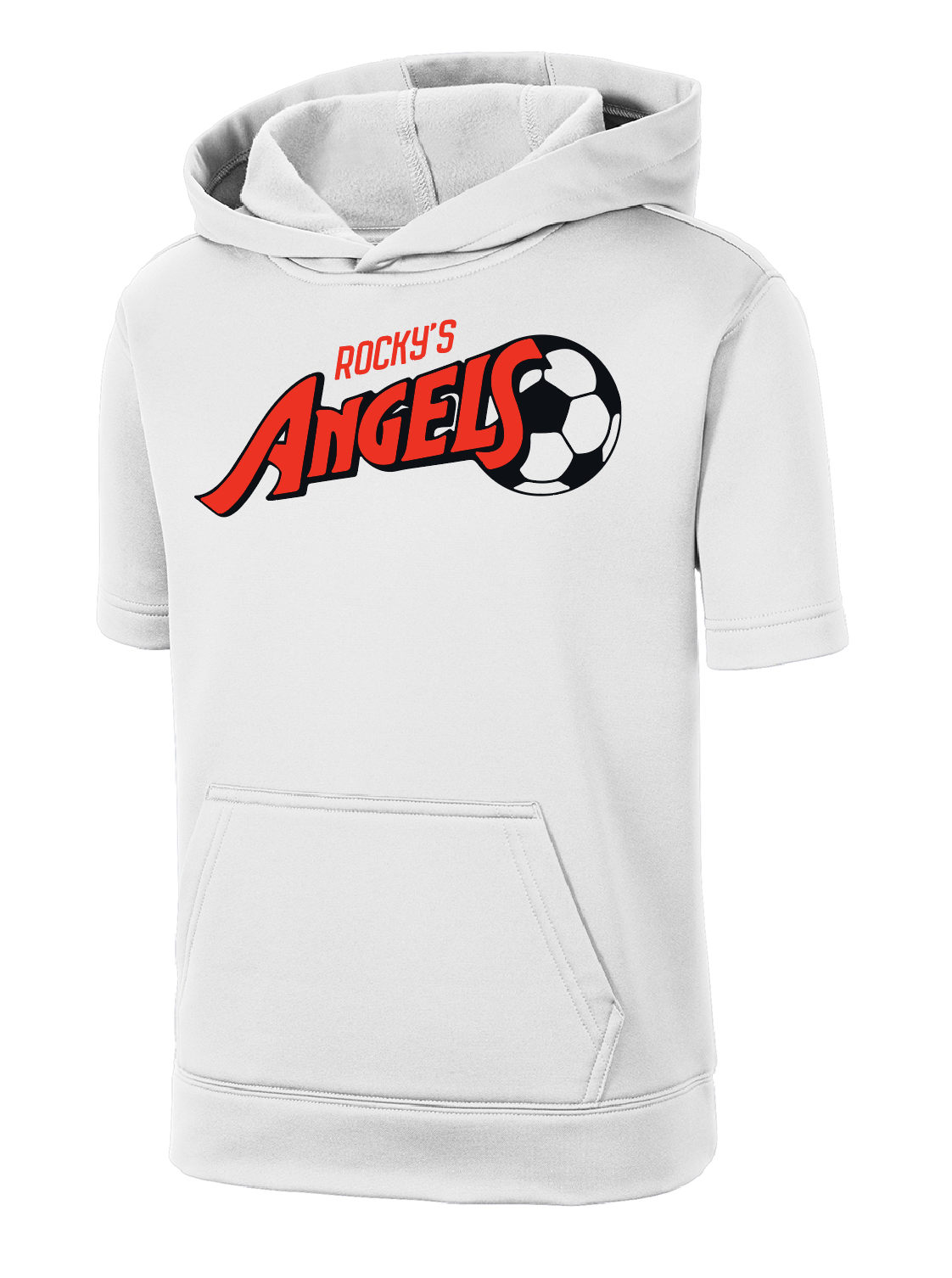 ANGELS SOCCER- FLEECE HOODED SHORT SLEEVE
