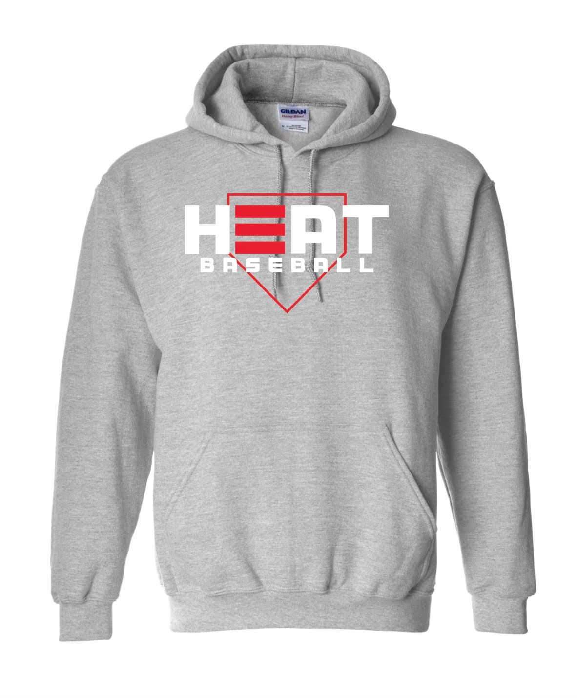 HEAT HOME PLATE HOODY-GRAY