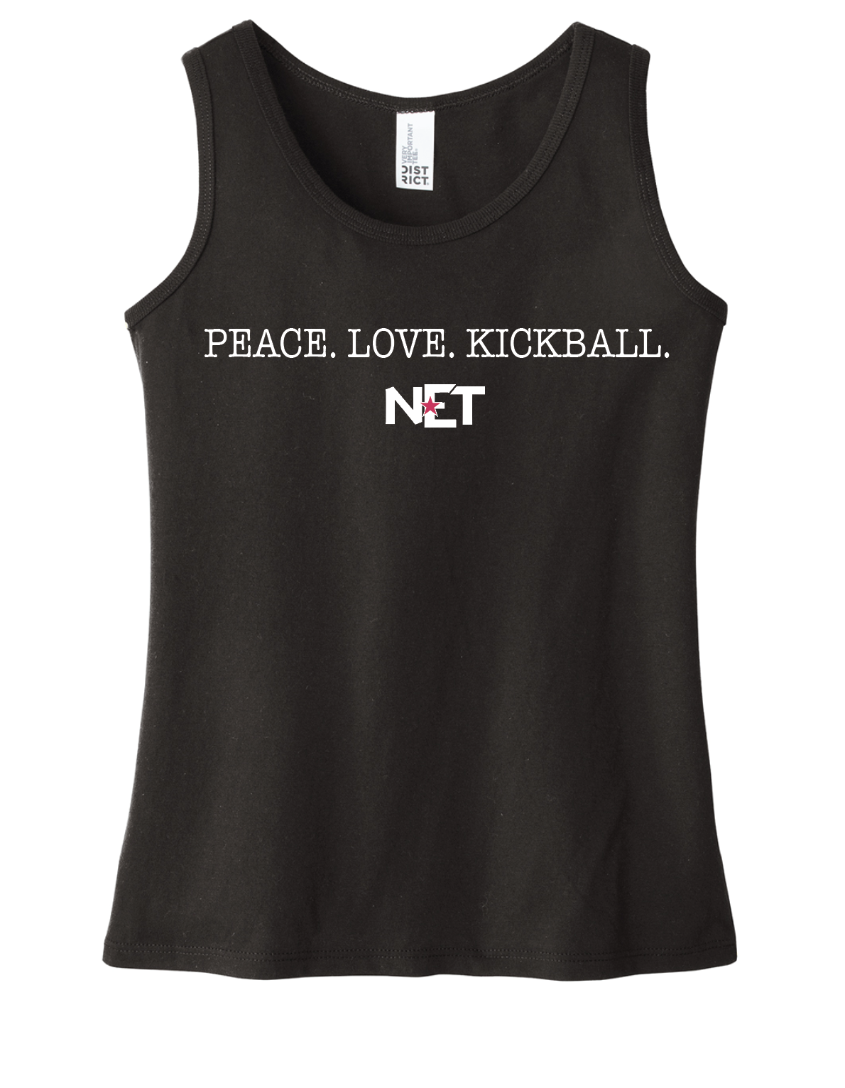 LMK Female Cut Tank-Black