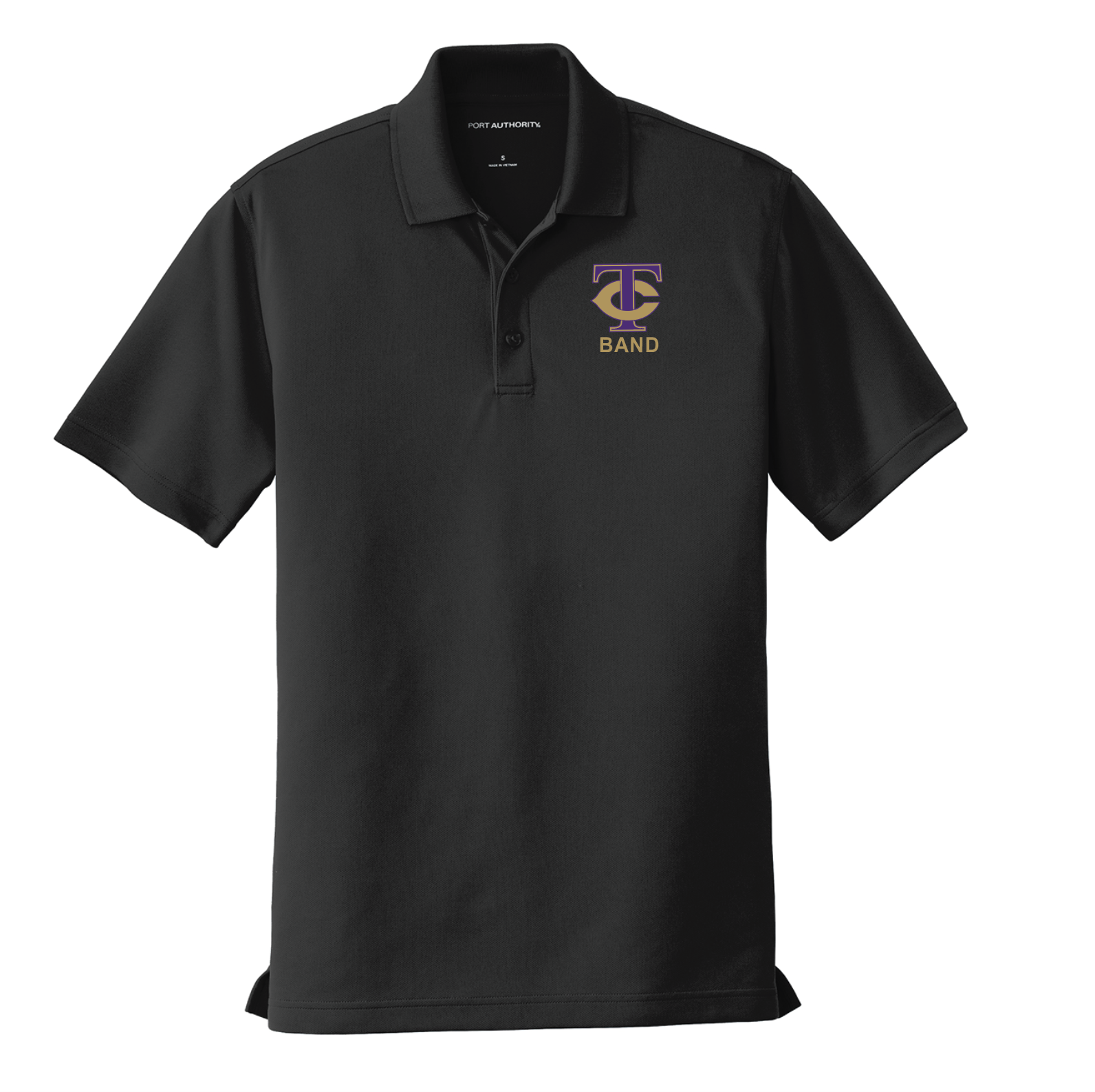 TCHS BAND POLO BLACK