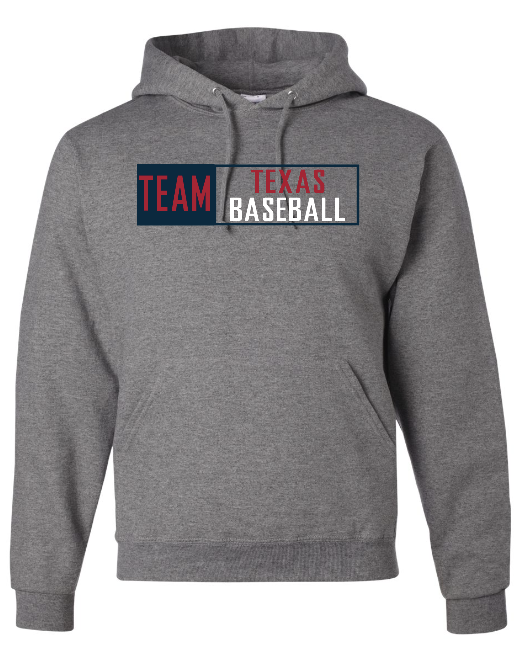 TEAM TEXAS BOX HOODY- GRAY