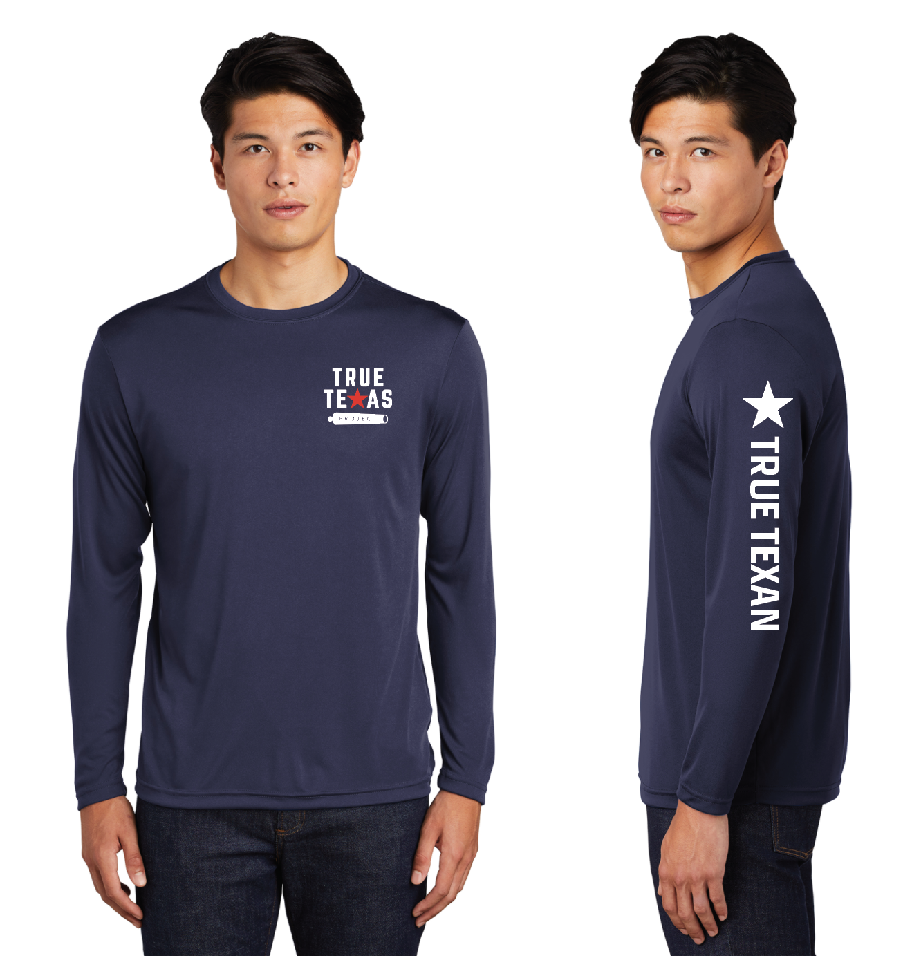 TTP: UV PROTECTANT LONG SLEEVE- NAVY