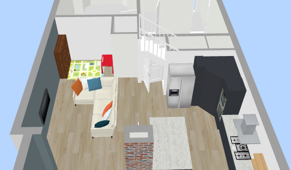Kitchen design with option for separate utility