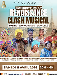 Concert de la renaissance clash musical bafing worodougou denguelé samedi 11 avril 2026