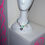 サムネイル： heart necklace / pink flower (n25-004)
