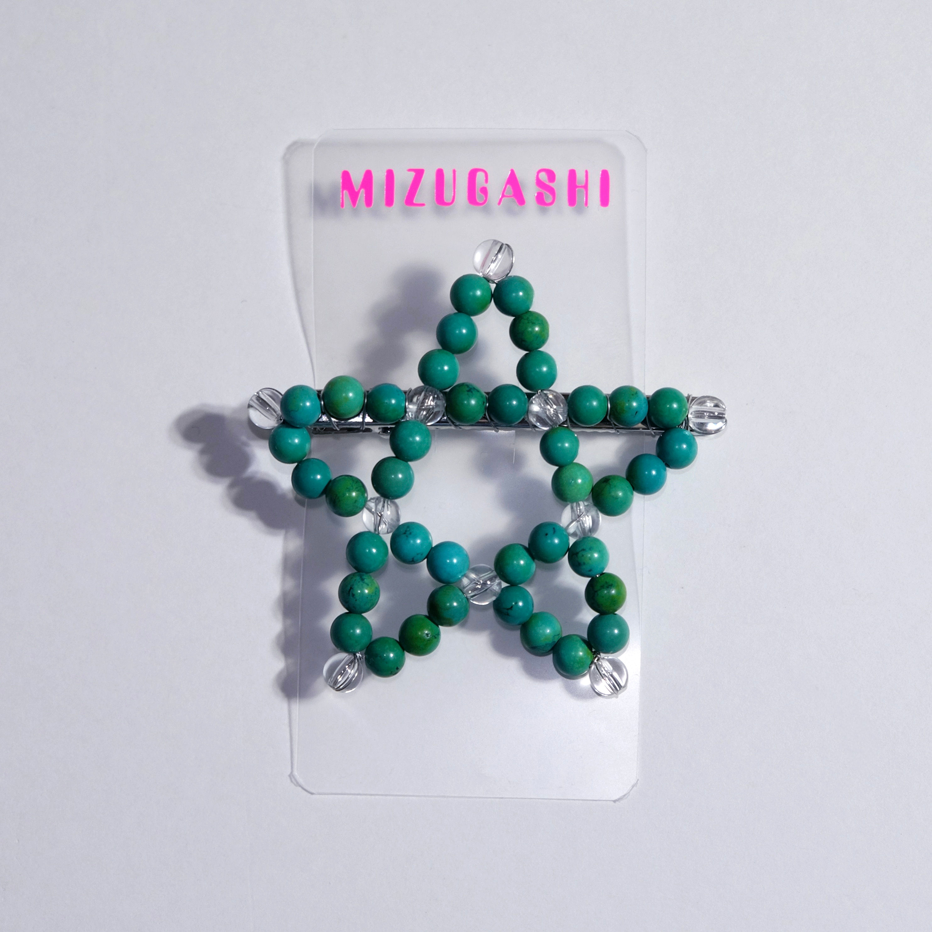 STAR HAIR CLIP turquoise ②