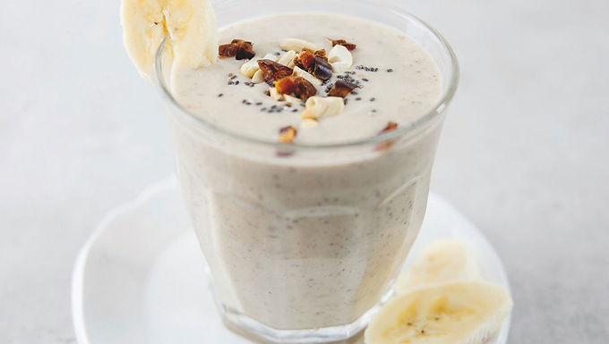 Smoothie Formula 1 μπανάνα με ταχίνι και μέλι