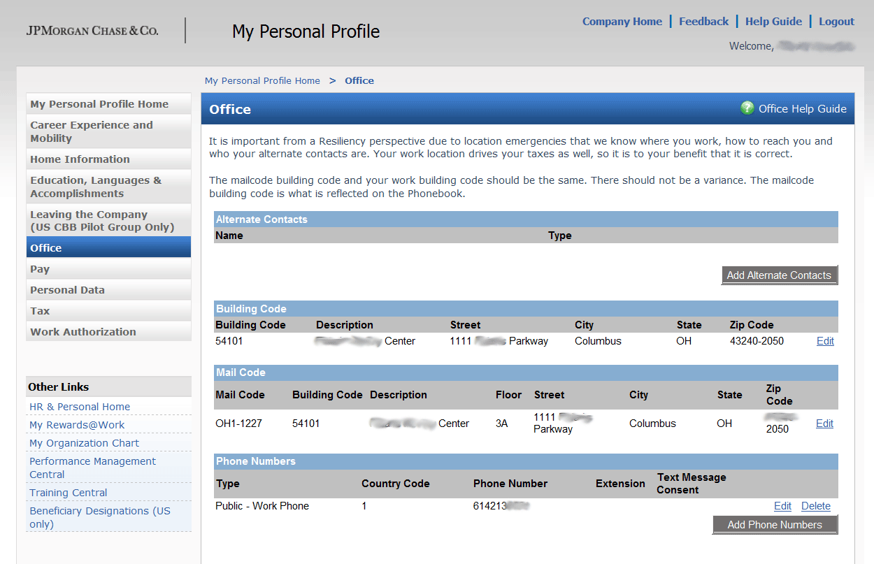Employee profile (after)
